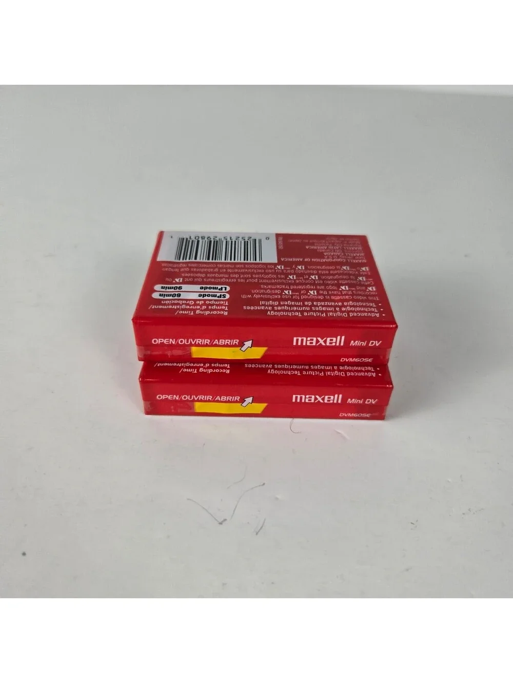Maxell Mini DV Digital Video Cassette 60 Minute Tape 2 Pack